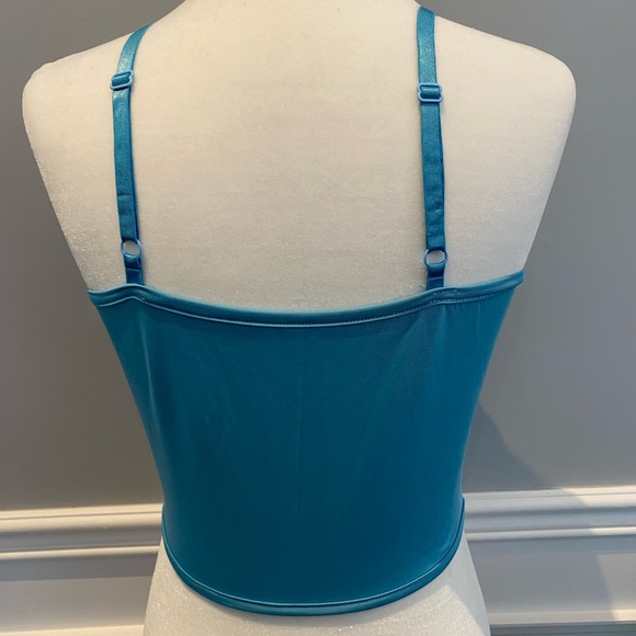 No brand, no name, boustier/corset, blue, perfect condition, never worn, size … - Picture 2 of 4